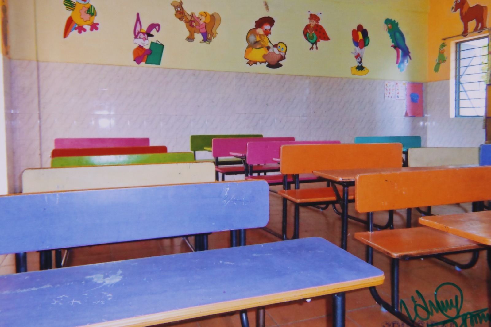 Kinder activity classroom