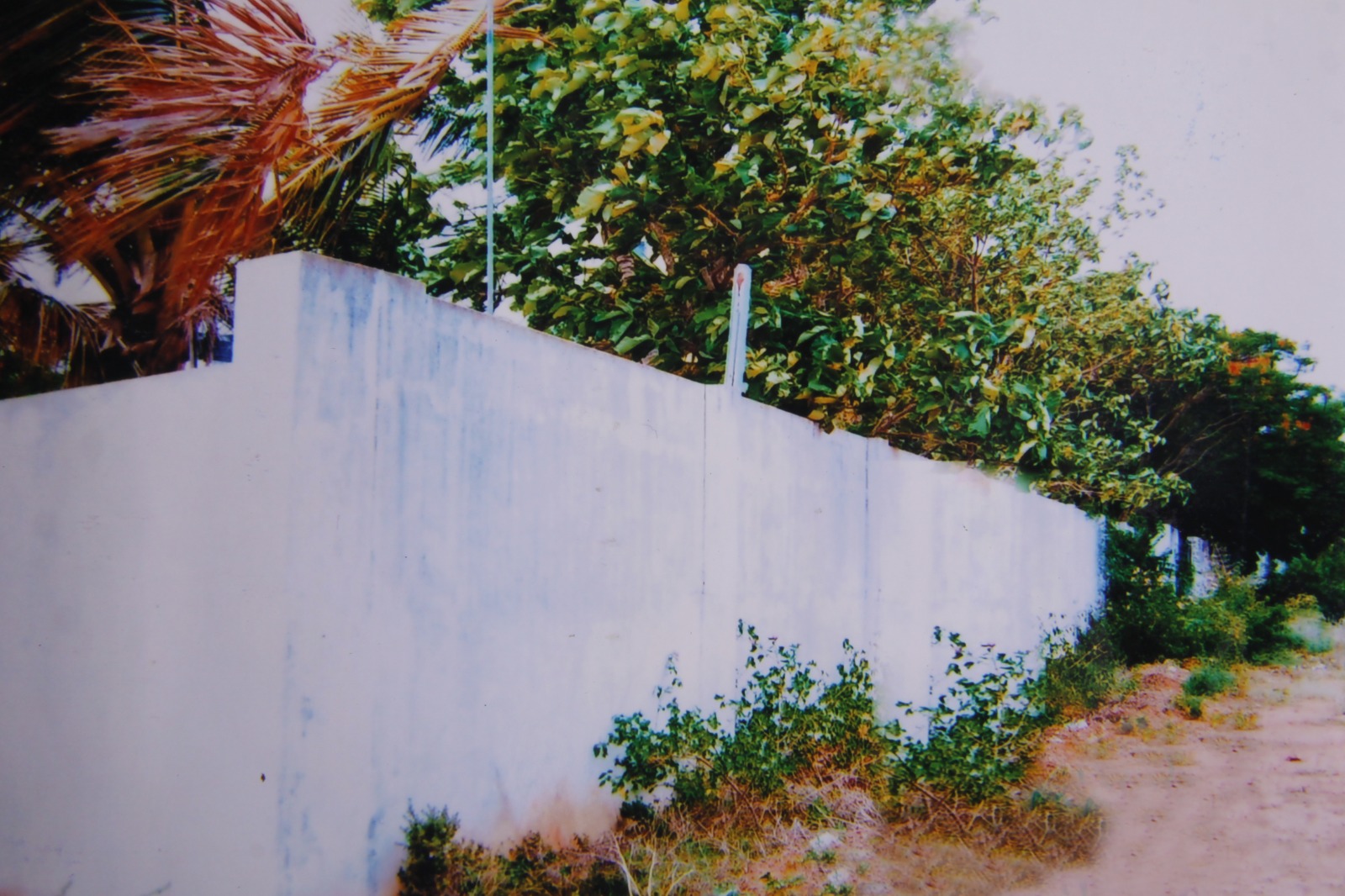 Campus compound wall