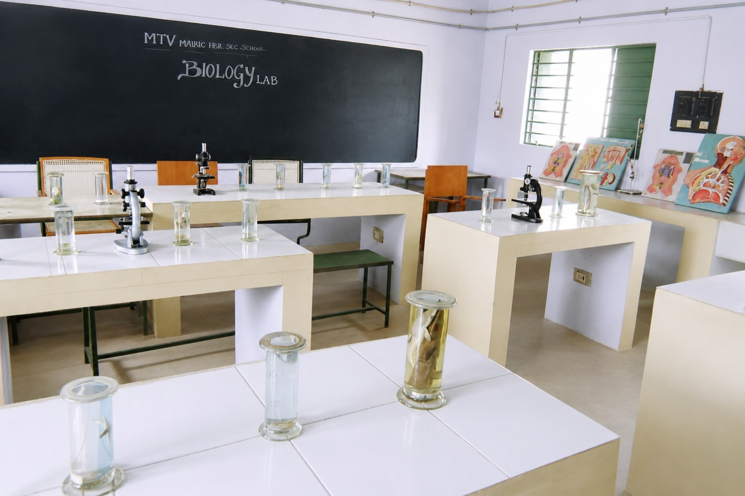 Science lab classroom